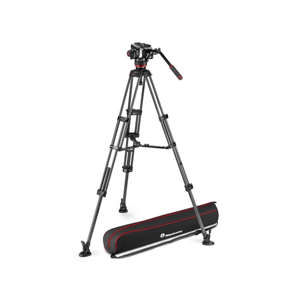 Camera Tripod & Monopod Manfrotto 504X Video Head + Carbon Twin Tripod MS MVK504XTWINMC Tripods & Monopod