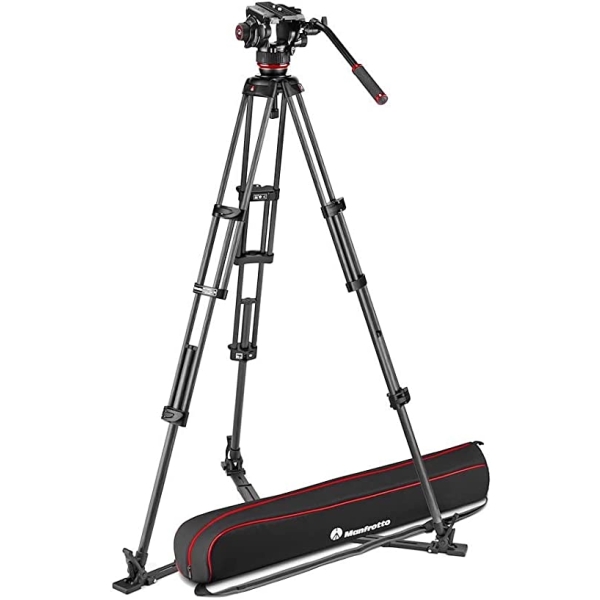 Camera Tripod & Monopod Manfrotto 504X Video Platform + Carbon Twin Tripod GS MVK504XTWINGC Tripods & Monopod