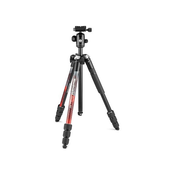 Camera Tripod & Monopod Manfrotto Element MII Aluminum 4-Stage Tripod MBT Kit MKELMII4RMB-BH Red Tripods & Monopod