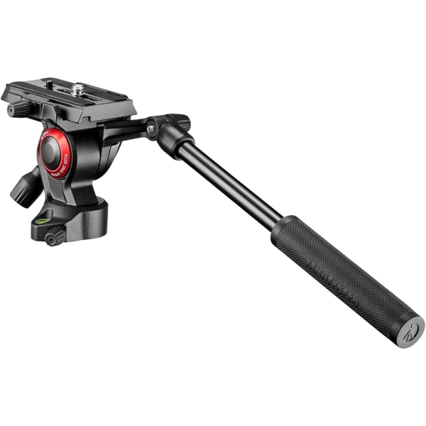 Camera Tripod Head Manfrotto Small Fluid Video Platform 40mm Flat Base MVH400AH Black Tripod Head