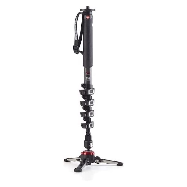 Camera Tripod & Monopod Manfrotto XPRO Fluid Video Monopod Carbon Fiber 5-Shelf MVMXPROC5 Black Tripods & Monopod