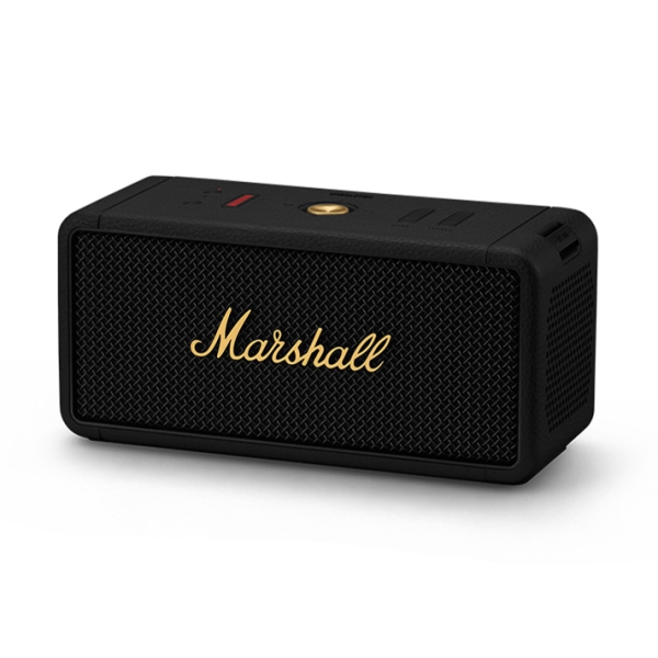 Marshall Middleton Black and Brass Bluetooth Speaker