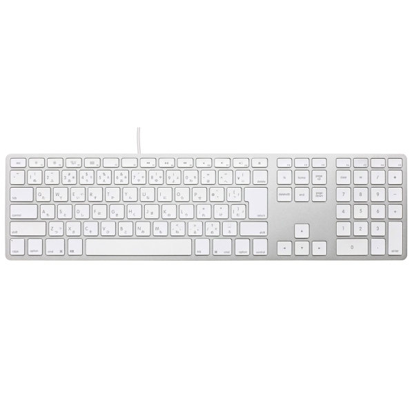 Matias Matias Wired Aluminum keyboard for Mac FK318S-JP/2 Silver Keyboard