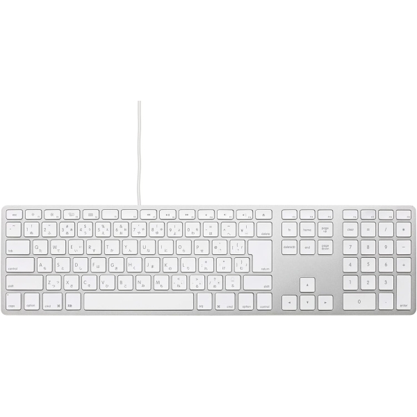 Matias Matias Wired Aluminum keyboard for Mac FK318S-JP/3 Silver Keyboard