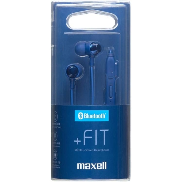 maxell +FiT MXH-BTC110DB dark blue Earphone Headphone