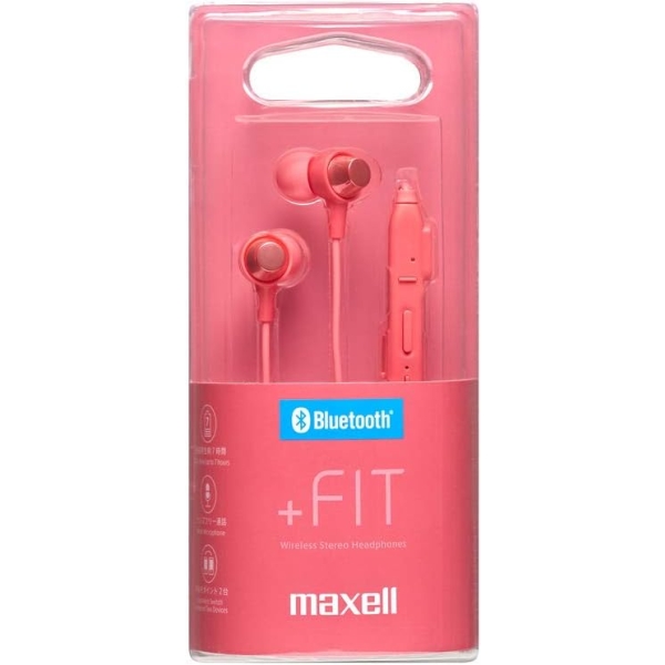 maxell +FiT MXH-BTC110PK pink Earphone Headphone