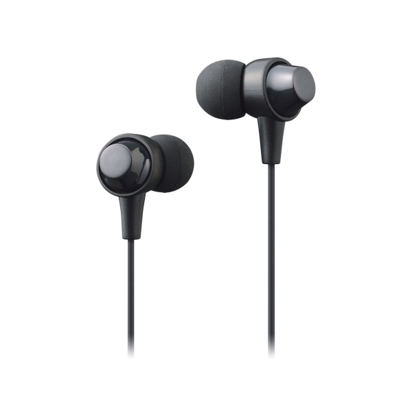 maxell +FiT MXH-C110RBK black Earphone Headphone