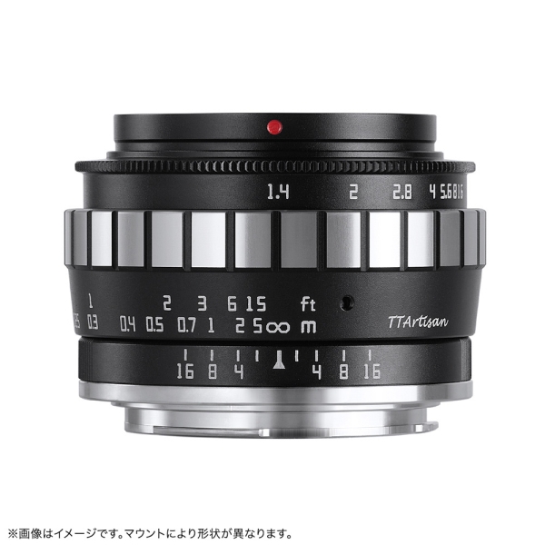 Camera Lens Mega Optical TTArtisan 23mm f/1.4C Black×Silver for Micro Four Thirds Lense