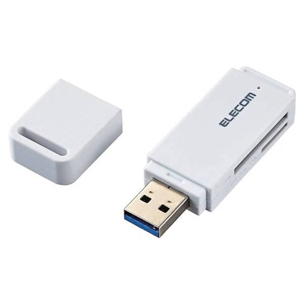 Memory Card Reader ELECOM MR3-D011XWH USB 34in1 white Computers Memory Cards