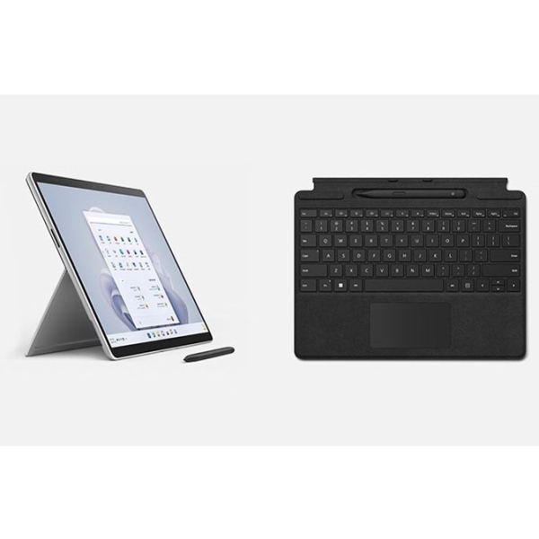 Microsoft Surface Pro 9 + Slim Pen 2 with Signature Keyboard L0S-00001 Platinum Tablet