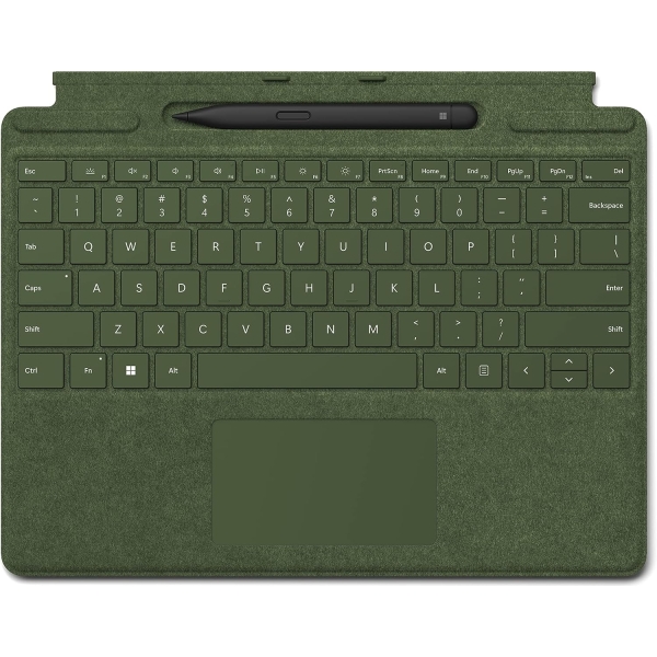 Microsoft Surface Pro Signature keyboard Japanese 8X6-00139 Forest with Microsoft slim pen 2 Tablet Case