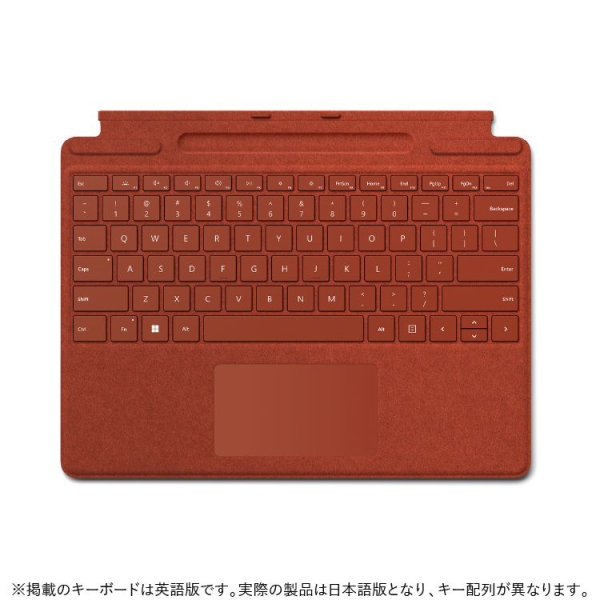 Tablet Case Microsoft Surface Pro Signature Keyboard Japanese 8XA-00039 Poppy Red Tablet Case