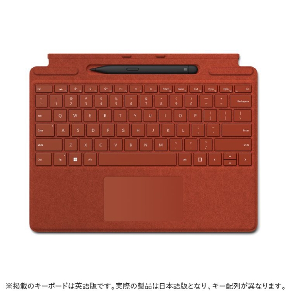 Tablet Case Microsoft Surface Pro Signature Keyboard with Slim Pen2 Japanese 8X6-00039 Poppy Red Tablet Case