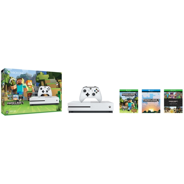 Microsoft Xbox One S 500GB (Minecraft bundled version)