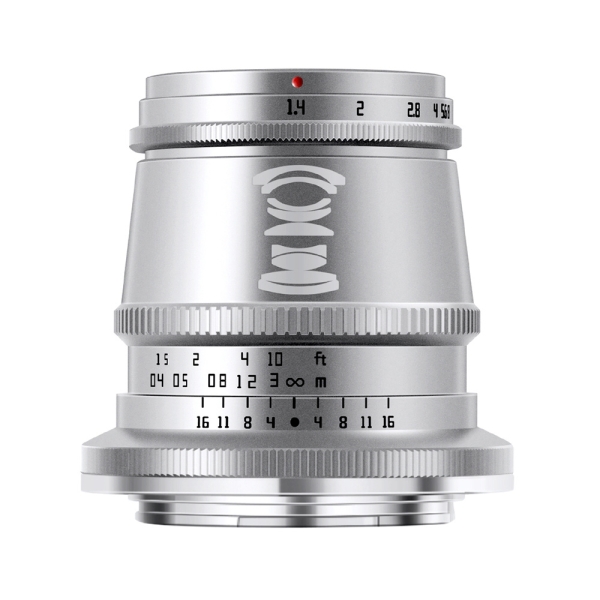 Camera Lens Ming Optical TTArtisan 17mm f/1.4C ASPH Silver Lense