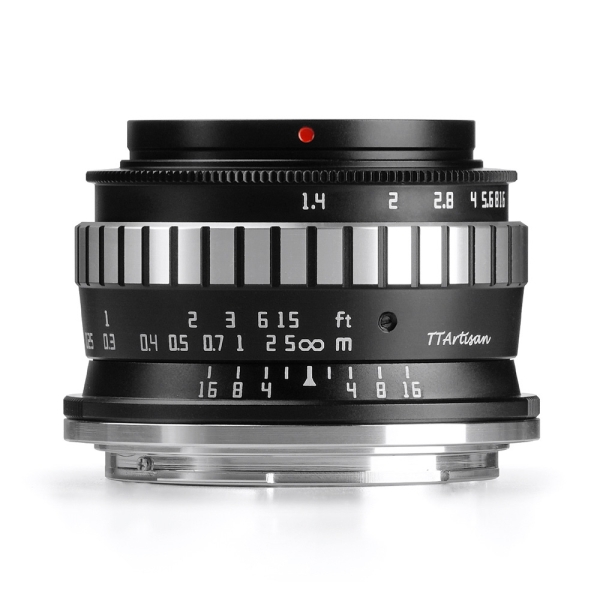 Camera Lens Ming Optical TTArtisan 23mm f/1.4C Black×Silver for Nikon Z Lense