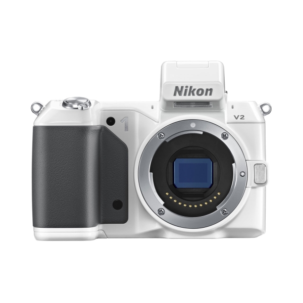 Mirrorless Camera NIKON Nikon 1 V2 body white Cameras Digital Cameras