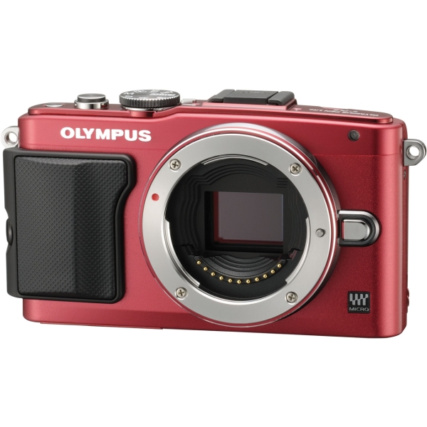 Mirrorless Camera Olympus OLYMPUS PEN Lite E-PL6 body red Cameras Digital Cameras