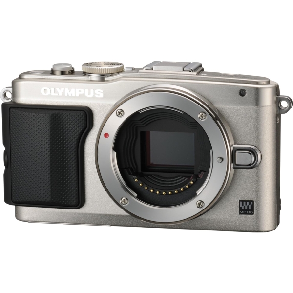 Mirrorless Camera Olympus OLYMPUS PEN Lite E-PL6 Body Silver Cameras Digital Cameras