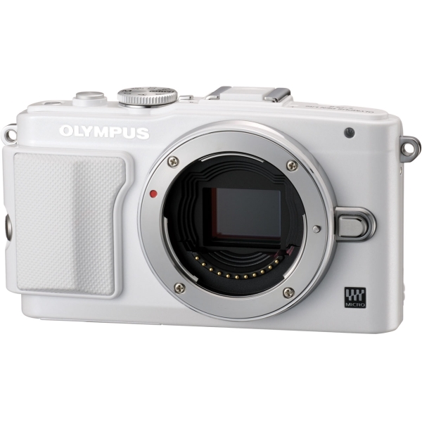 Mirrorless Camera Olympus OLYMPUS PEN Lite E-PL6 Body White Cameras Digital Cameras