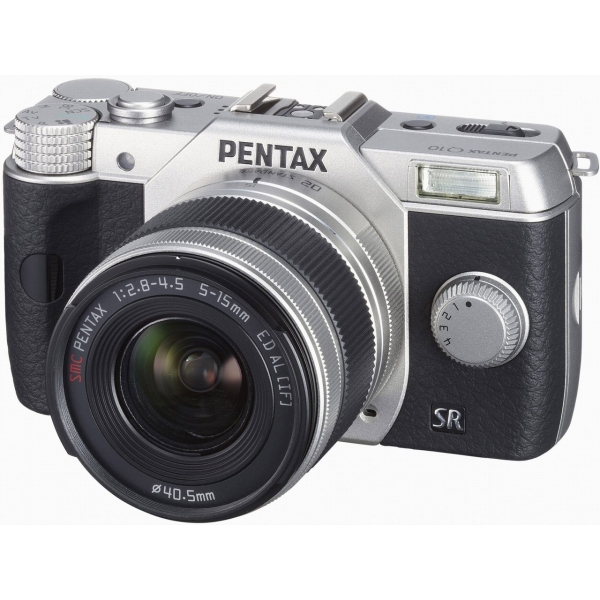 Mirrorless Camera PENTAX PENTAX Q10 body silver Cameras Digital Cameras