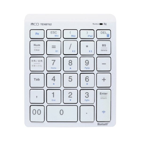 Number Pad Miyoshi Miyoshi TENBT02/WH white Number Pad