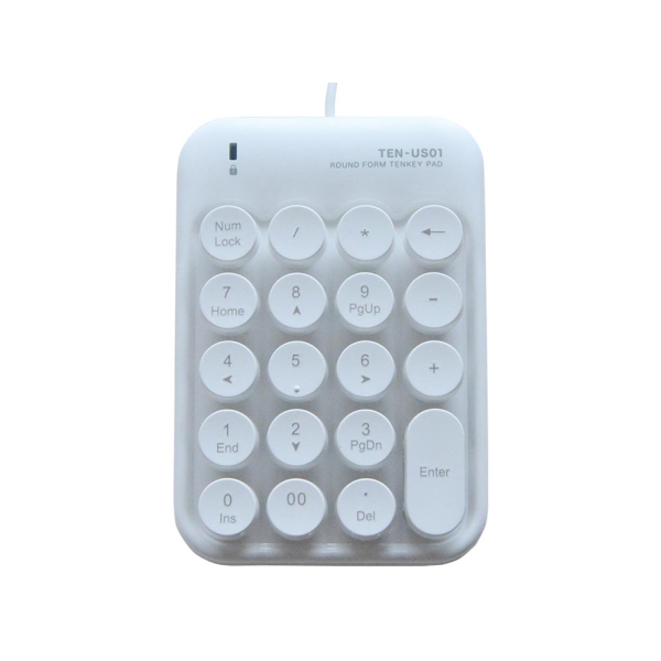 Number Pad  Miyoshi TENUS01/WH White Number Pad