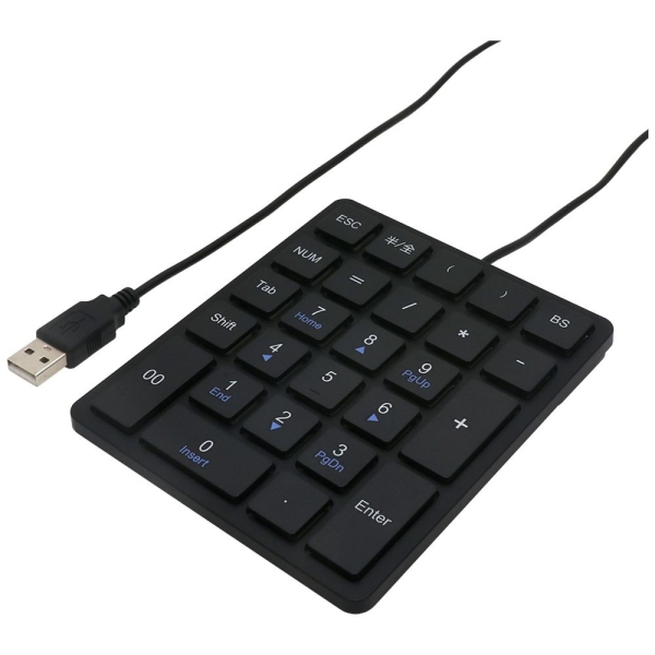 Number Pad  Miyoshi TENUS02/BK Black Number Pad