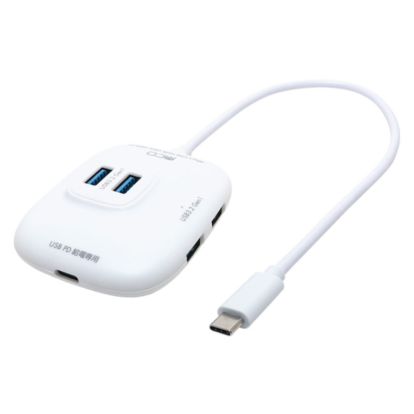 USB Hub Miyoshi UDS-HH01P/WH White USB Hub