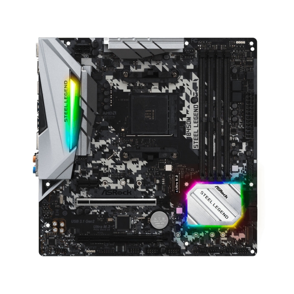 ASRock Mother Board ASRock B450M Steel Legend