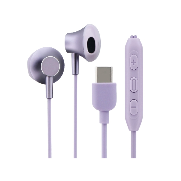 MS Solutions LEPLUS NEXT Extreme Sound Range mellow LN-TCEP01PP Lilac Earphone Headphone