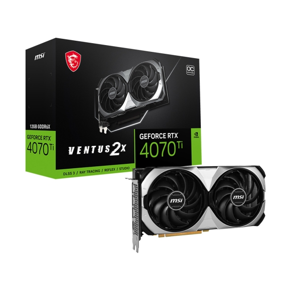 MSI GeForce RTX 4070 Ti VENTUS 2X 12G OC PCIExp 12GB Graphic Card