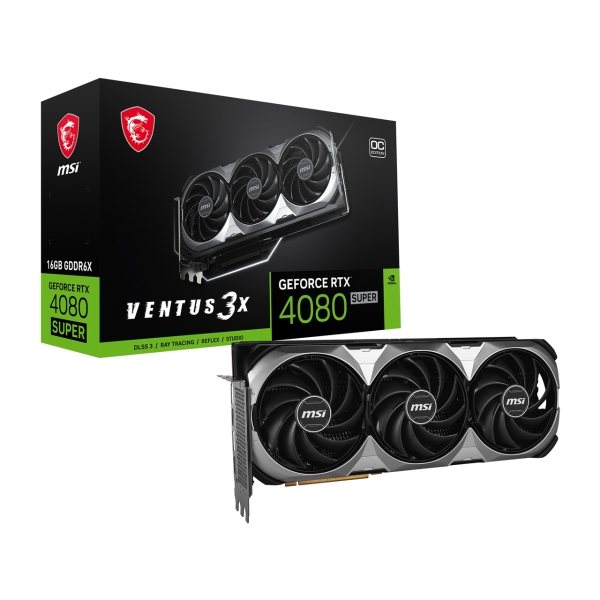 MSI GeForce RTX 4080 SUPER 16G VENTUS 3X OC PCIExp 16GB Graphic Card