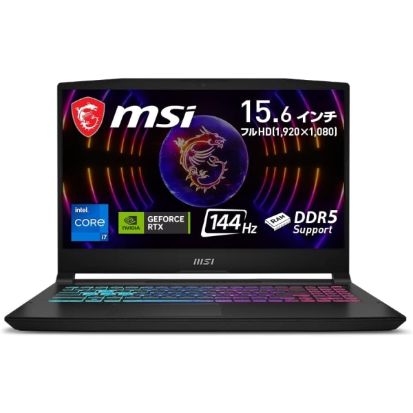 MSI Katana-15-B13VGK-1503JP Black Notebook