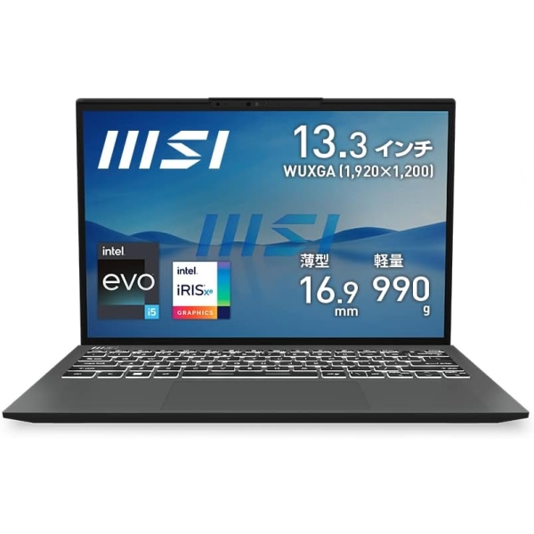 MSI Prestige-13Evo-A12M-2503JP Stellar Gray Notebook