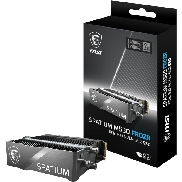 MSI SPATIUM M580 PCIe 5.0 NVMe M.2 2TB FROZR SSD