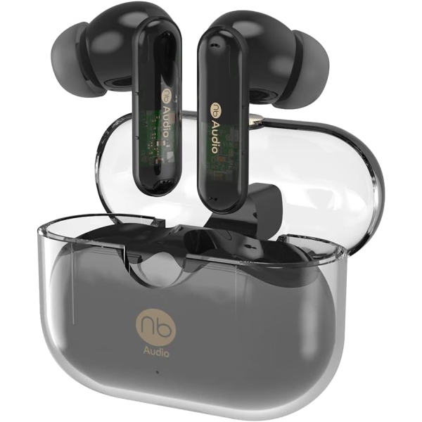 MTI (nb)Audio SkeLeTon BK black Earphone Headphone