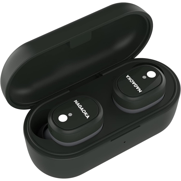 NAGAOKA BT827BK Black Earphone Headphone