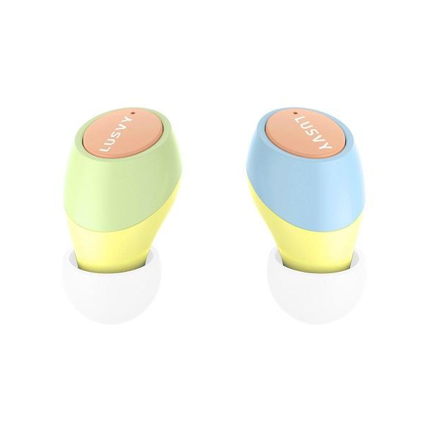 NAGAOKA LUSVY L101TWSBLYE blue yellow Earphone Headphone