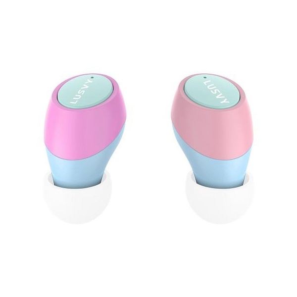 NAGAOKA LUSVY L101TWSPKBL pink blue Earphone Headphone