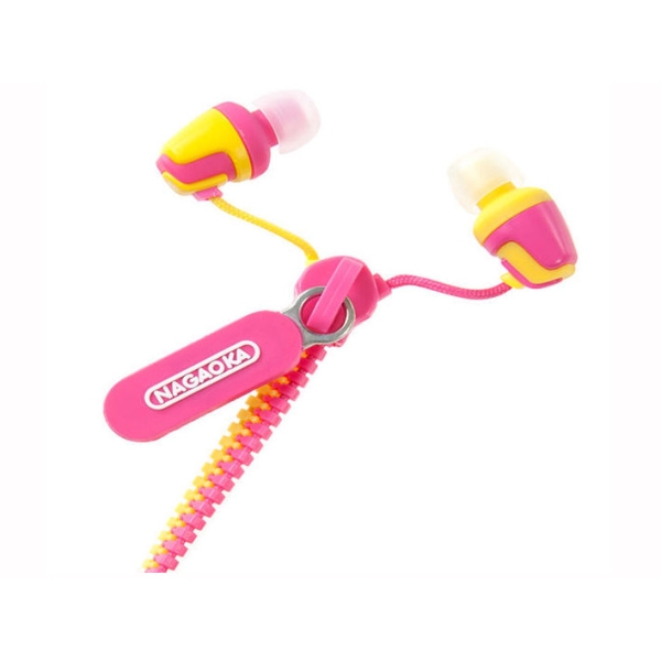 NAGAOKA P-705PKYE pink yellow Earphone Headphone