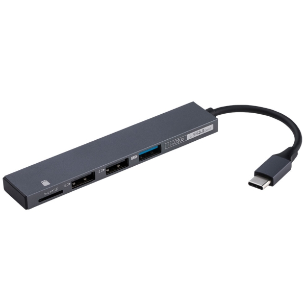 NAKABAYASHI Digio2 COM-C3MSD123GY USB Hub