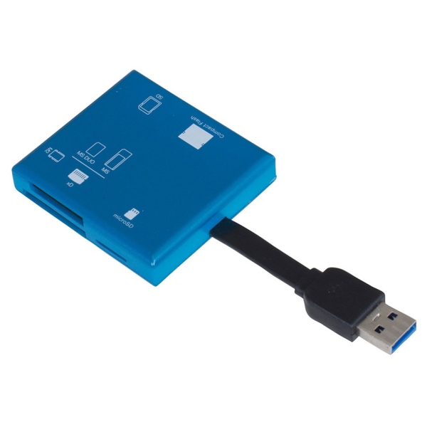 NAKABAYASHI Digio2 CRW-37M87BL USB 65in1 blue Card Reader