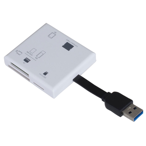 Nakabayashi Digio2 CRW-37M87W USB 65in1 White Card Reader