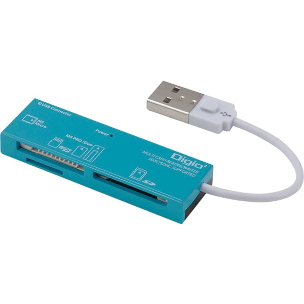 Card Reader Nakabayashi Digio2 CRW-5M69BL USB Blue