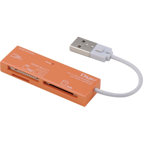 Card Reader Nakabayashi Digio2 CRW-5M69DD USB Orange