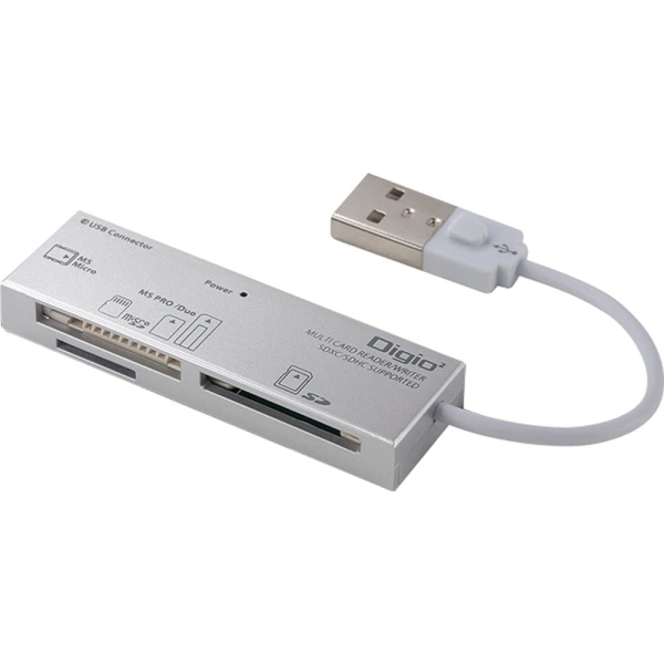 Card Reader Nakabayashi Digio2 CRW-5M69SL USB Silver