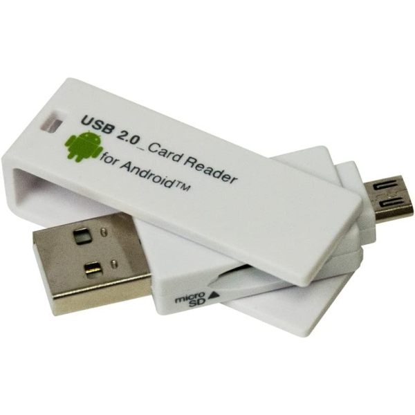 Card Reader Nakabayashi Digio2 CRW-DMSD64W USB/microUSB microSD white