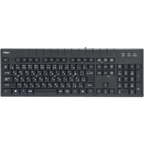 NAKABAYASHI Digio2 FKB-U243BK black Keyboard