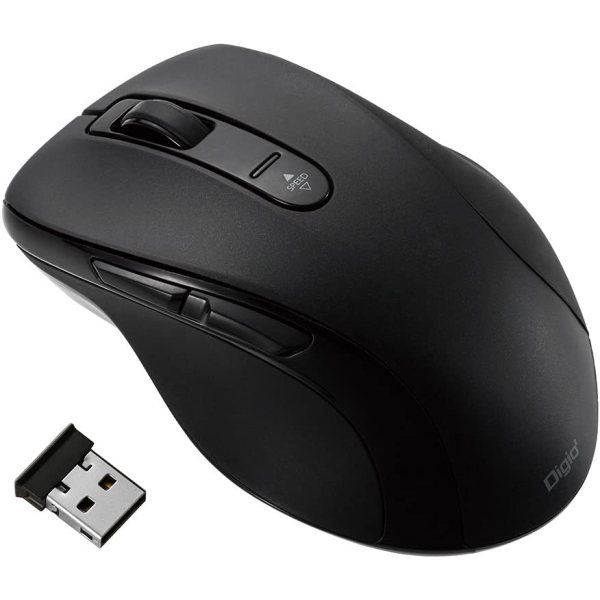 Mouse Nakabayashi Digio2 MUS-RKF107BK Black Mouse